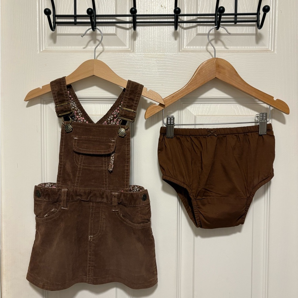 GAP Brown Corduroy Overalls for Kids